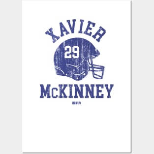 Xavier McKinney New York G Helmet Font Posters and Art